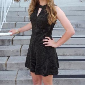 Black and gold romper